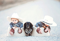 Boys in Cowboy hats